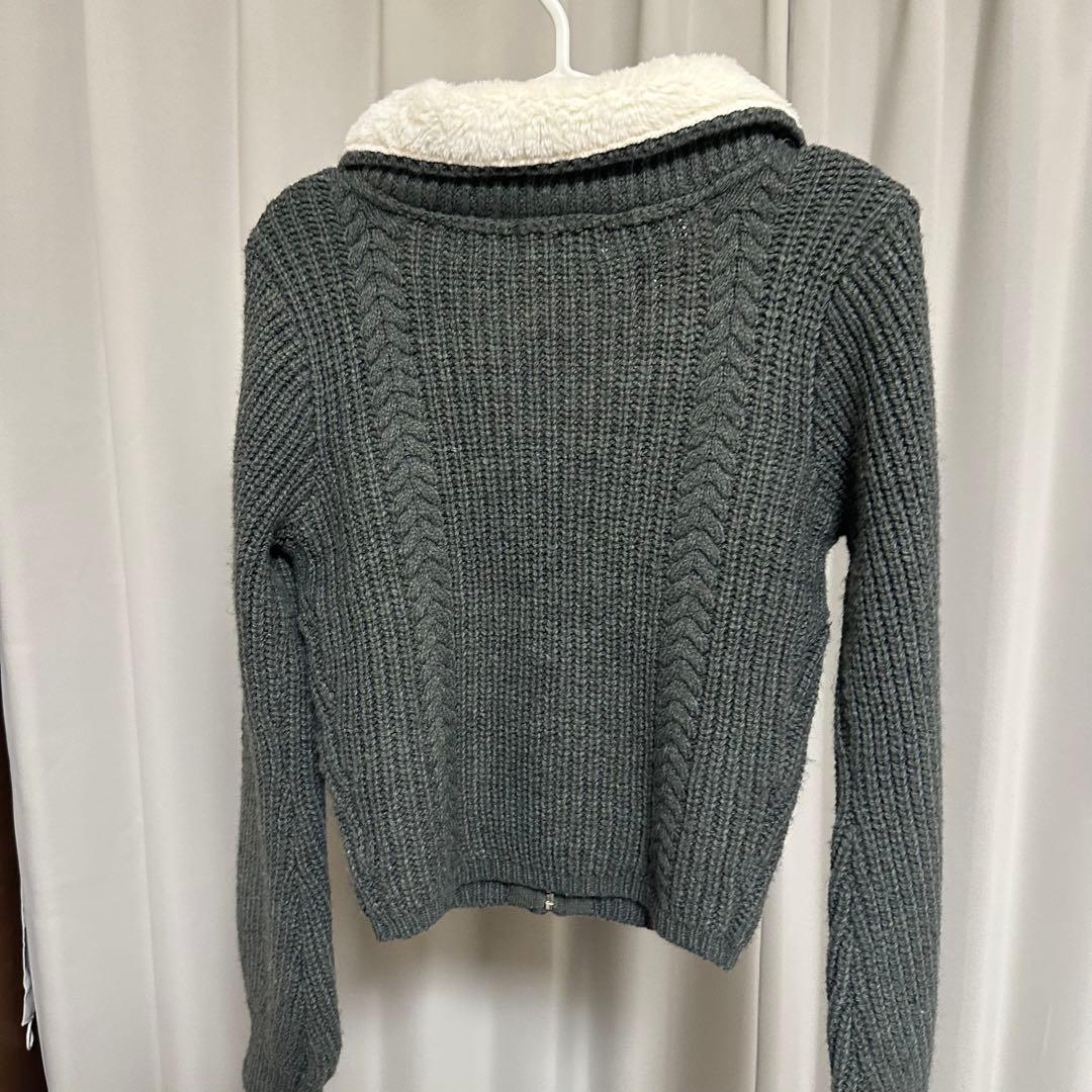 ANDMARY Mary logo zip tops ニット - メルカリ