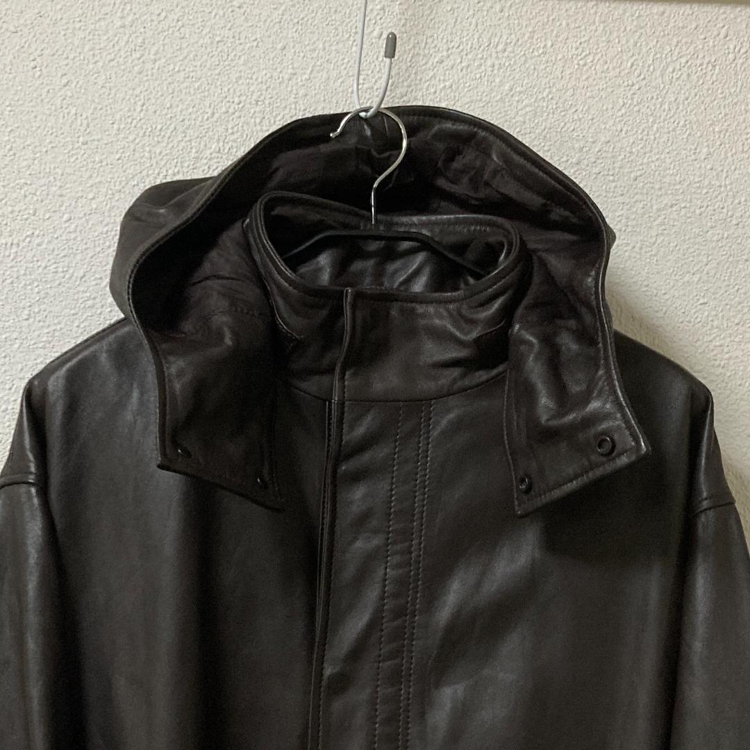 STUDIO NICHOLSON スタジオニコルソン ZARA レザーパーカーM - メルカリ