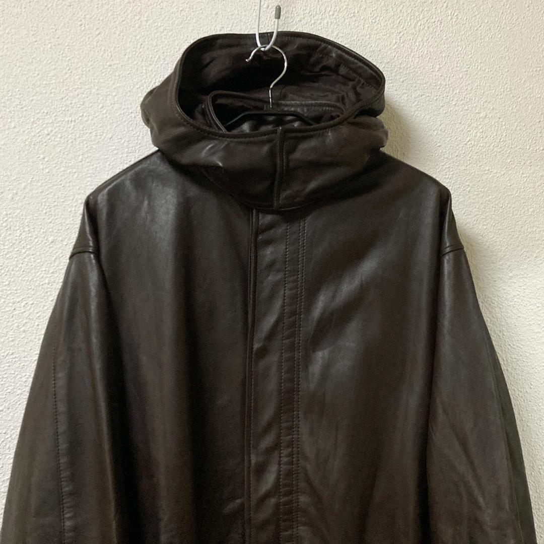 STUDIO NICHOLSON スタジオニコルソン ZARA レザーパーカーM - メルカリ