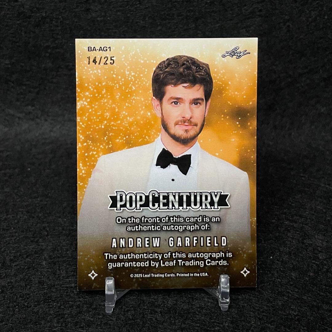 2025 Leaf ポップセンチュリー アンドリューガーフィールド サイン