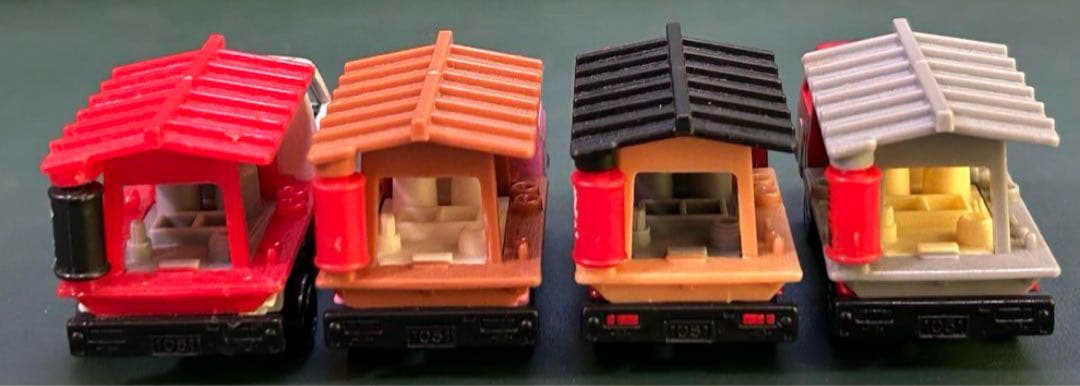 トミカ スズキ キャリィ たこ焼き屋 ラーメン屋 屋台販売車 4台セット