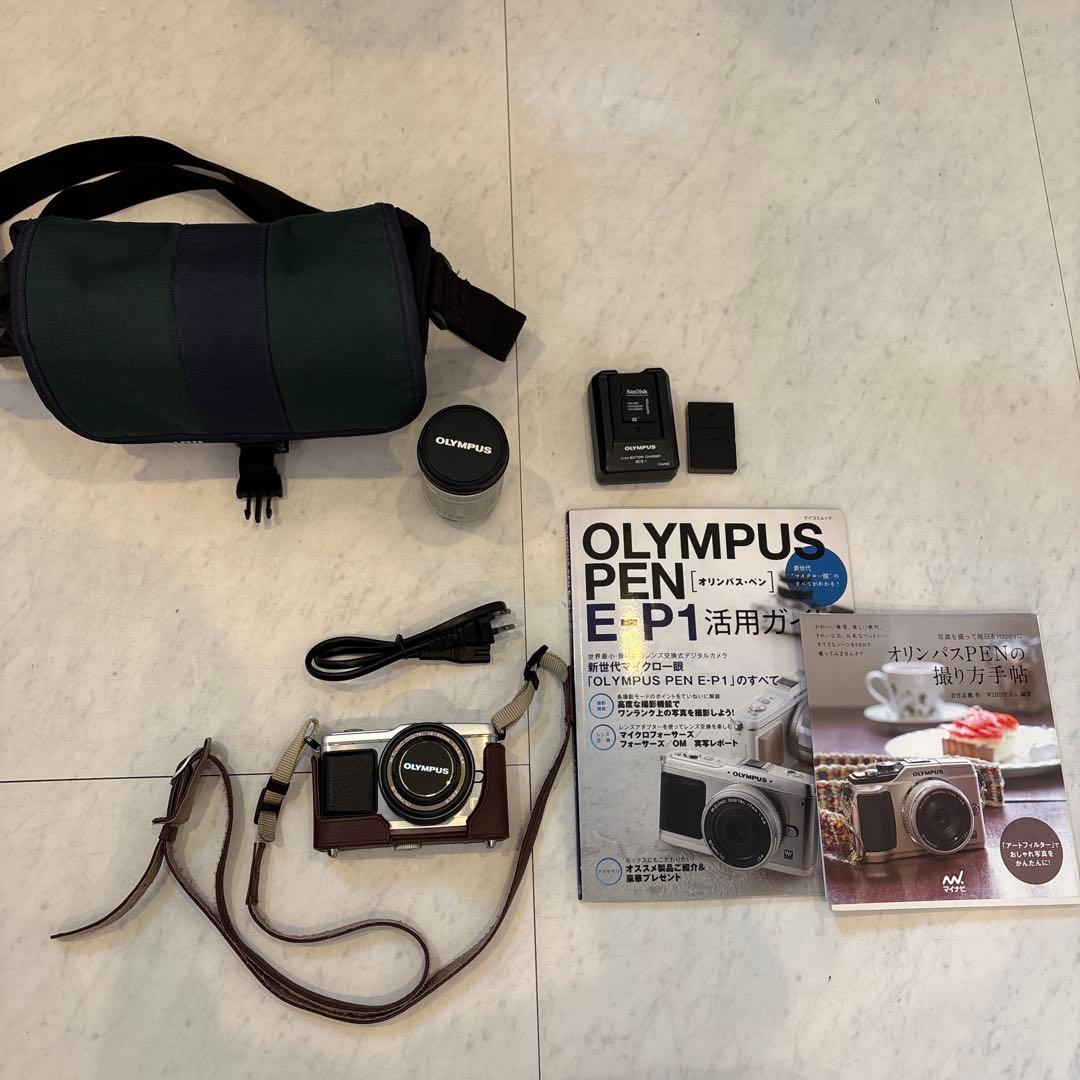 OLYMPUS PEN E-P1 本体と付属品(ジャンク品) - メルカリ