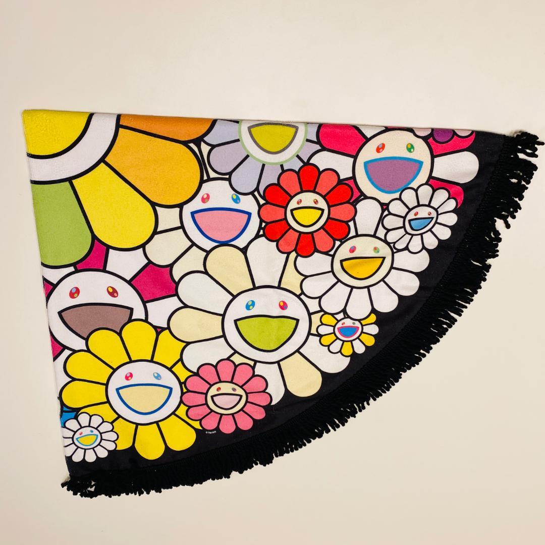 新品 kaikaikiki 村上隆 お花 カイカイキキ ラグマット カーペット