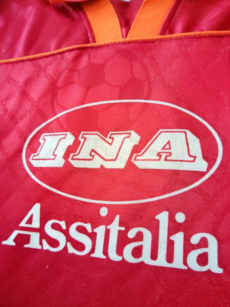 ヴィンテージユニフォーム95/96ASローマNo.12アシックス - メルカリ