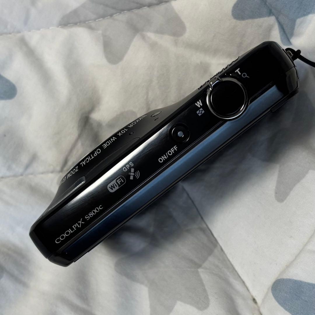 Nikon COOLPIX S800c ブラック 動作確認済 美品 付属品あり - メルカリ