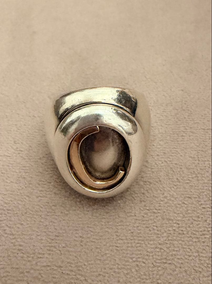 Christofle シルバーリング オーバルシェイプ