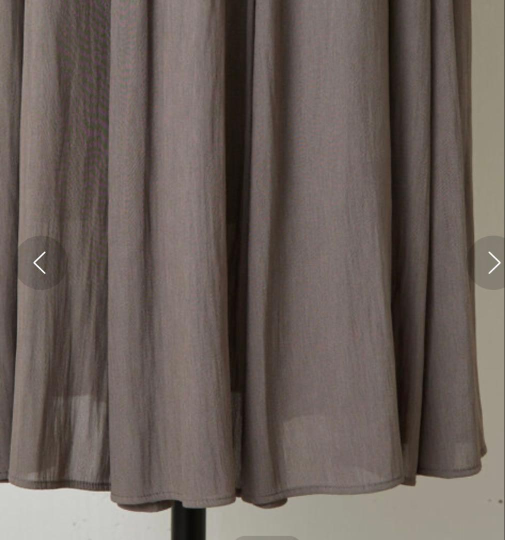 新品タグ付き BEARDSLEY 《2サイズ展開》割繊サーキュラースカート