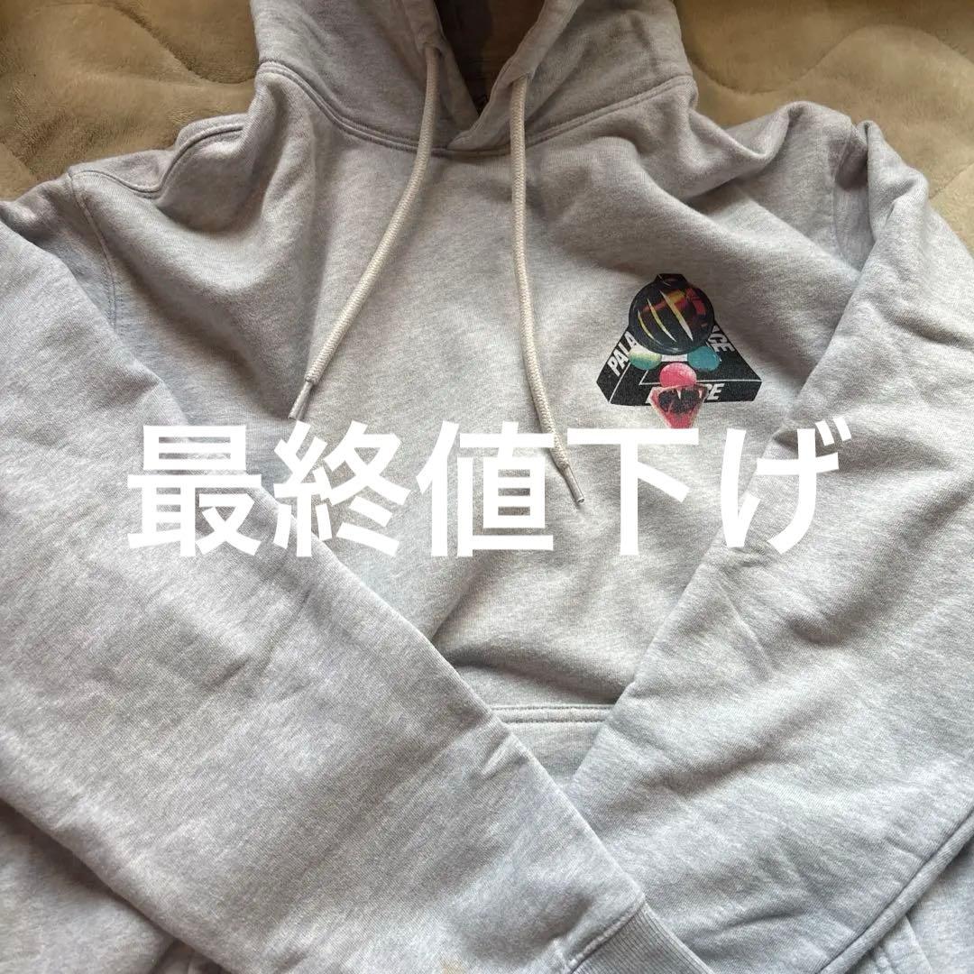 Palace グレー パーカー S - メルカリ