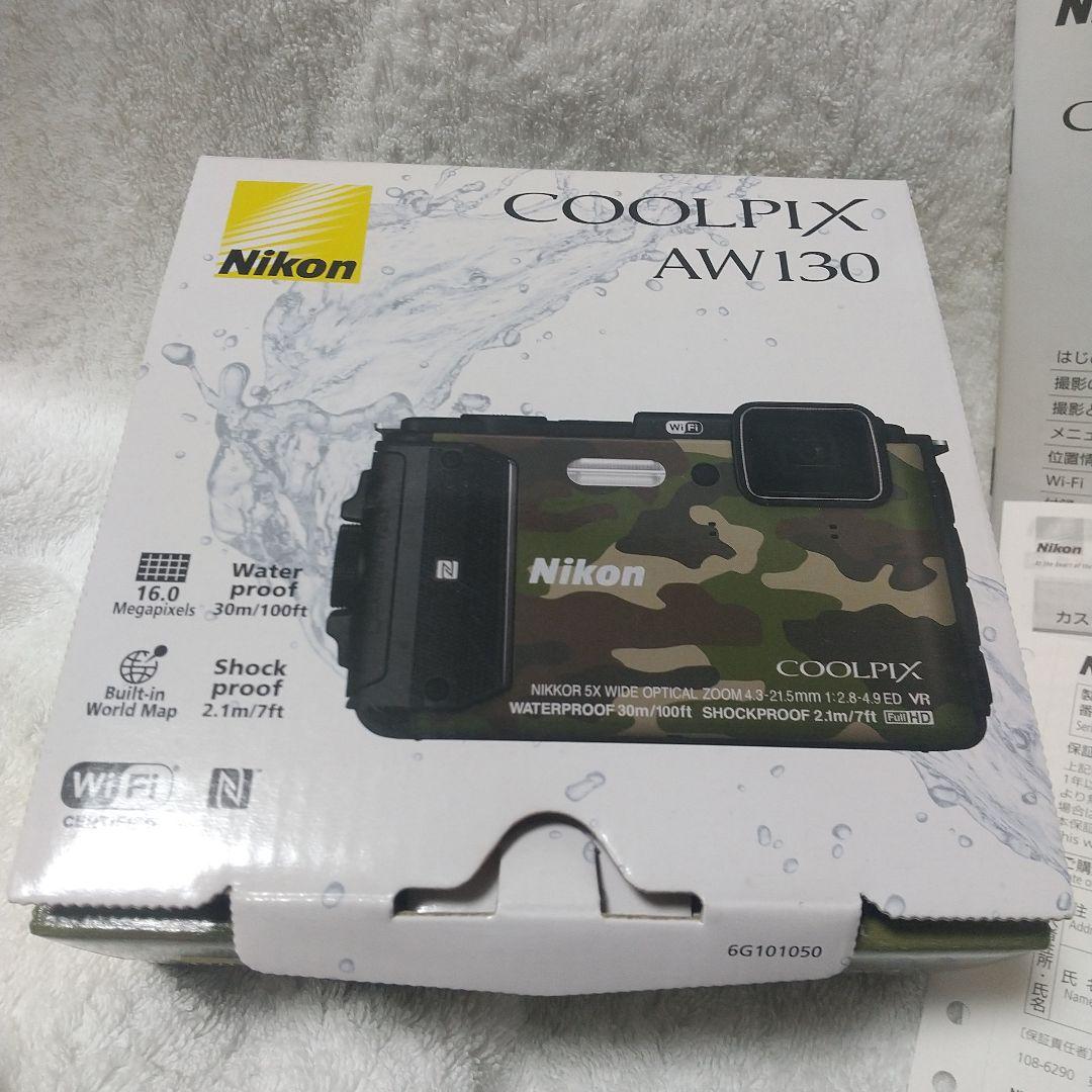 Nikon COOLPIX AW130 防水カメラ 稼働1台と不動1台の計2台 Amazon | Nikon デジタルカメラ COOLPIX AW130 ブラック BK
