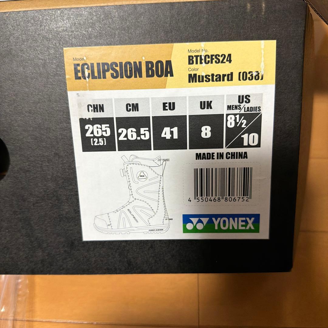 ヨネックスECLIPSION BOA スノーボードブーツ 26.5cm
