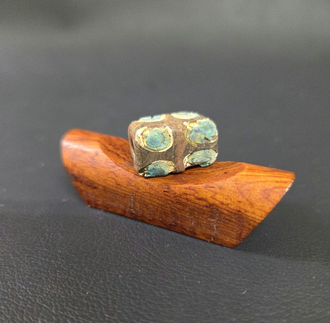 796とんぼ玉 蜻蛉玉 貼眼扁方玉 骨董 貴重 珍品 ！ - karlan