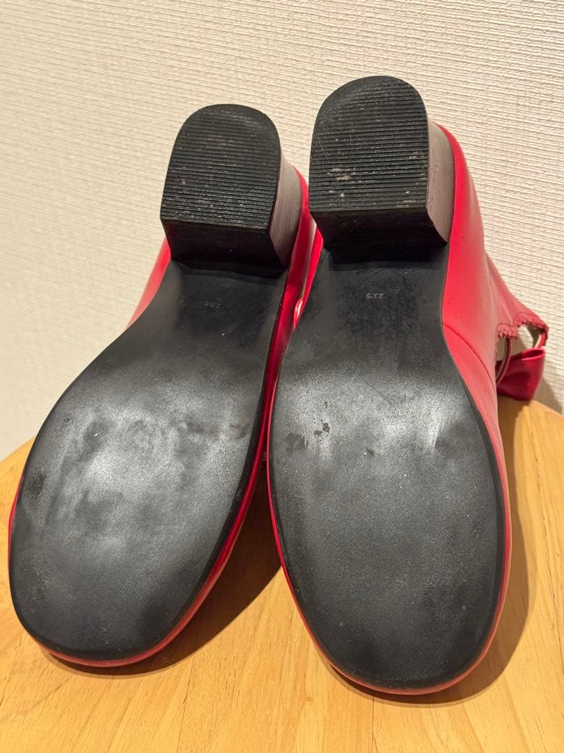 ルルゲッタ leur getter3連リボンストラップシューズ