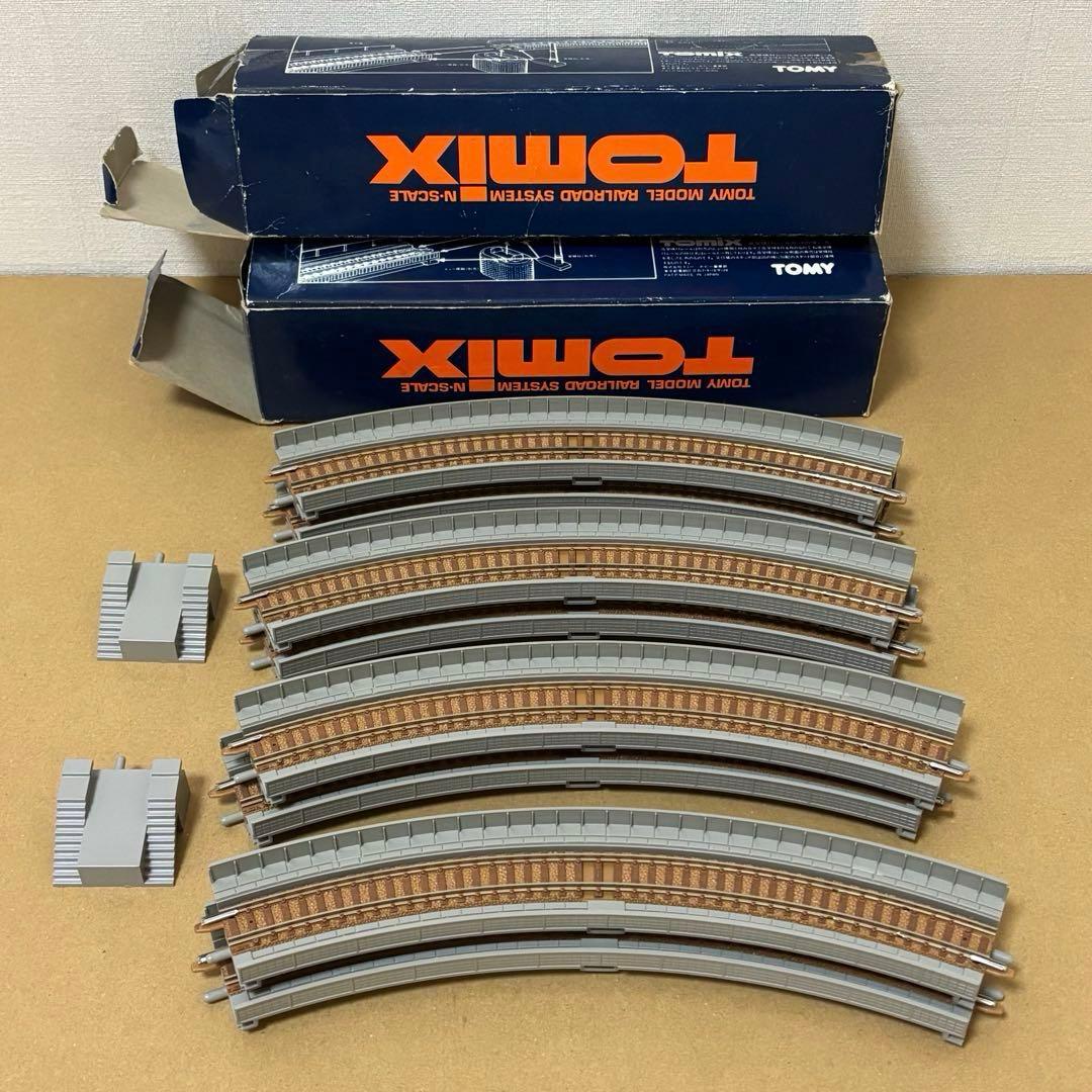 トミックス　橋脚・高架橋用レールセット　箱あり　12点