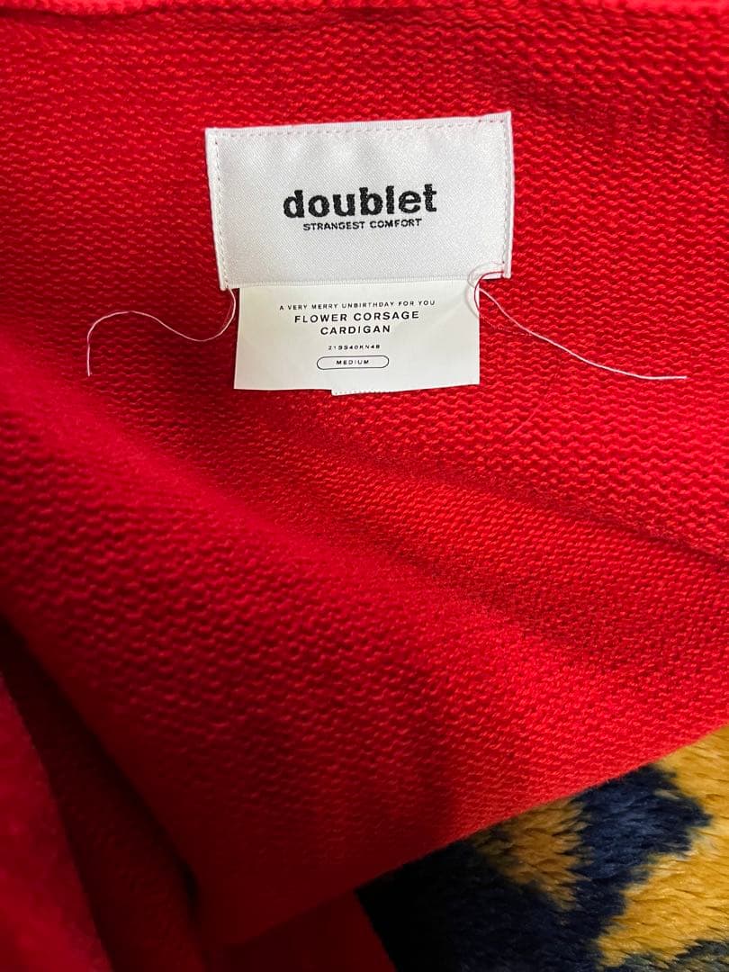 doublet FLOWER CORSAGE CARDIGAN - メルカリ