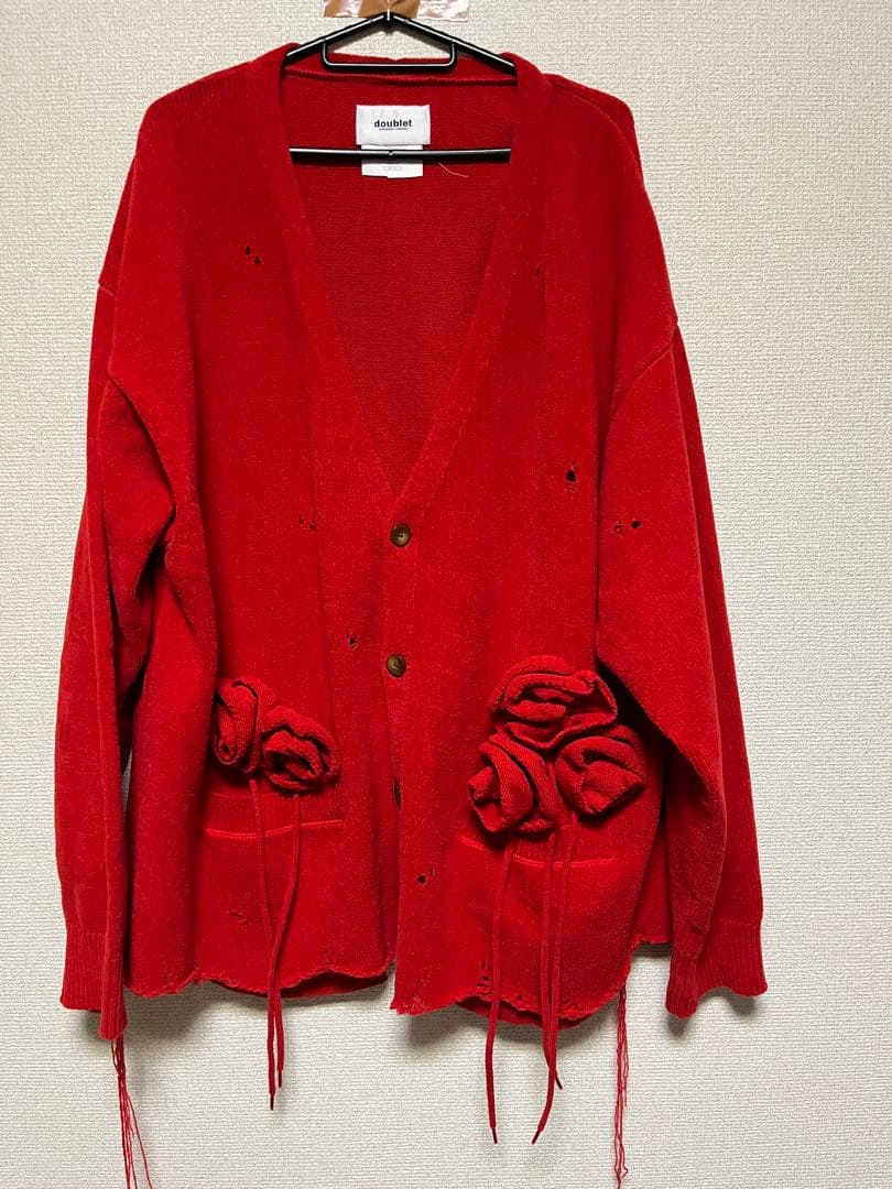 doublet FLOWER CORSAGE CARDIGAN - メルカリ