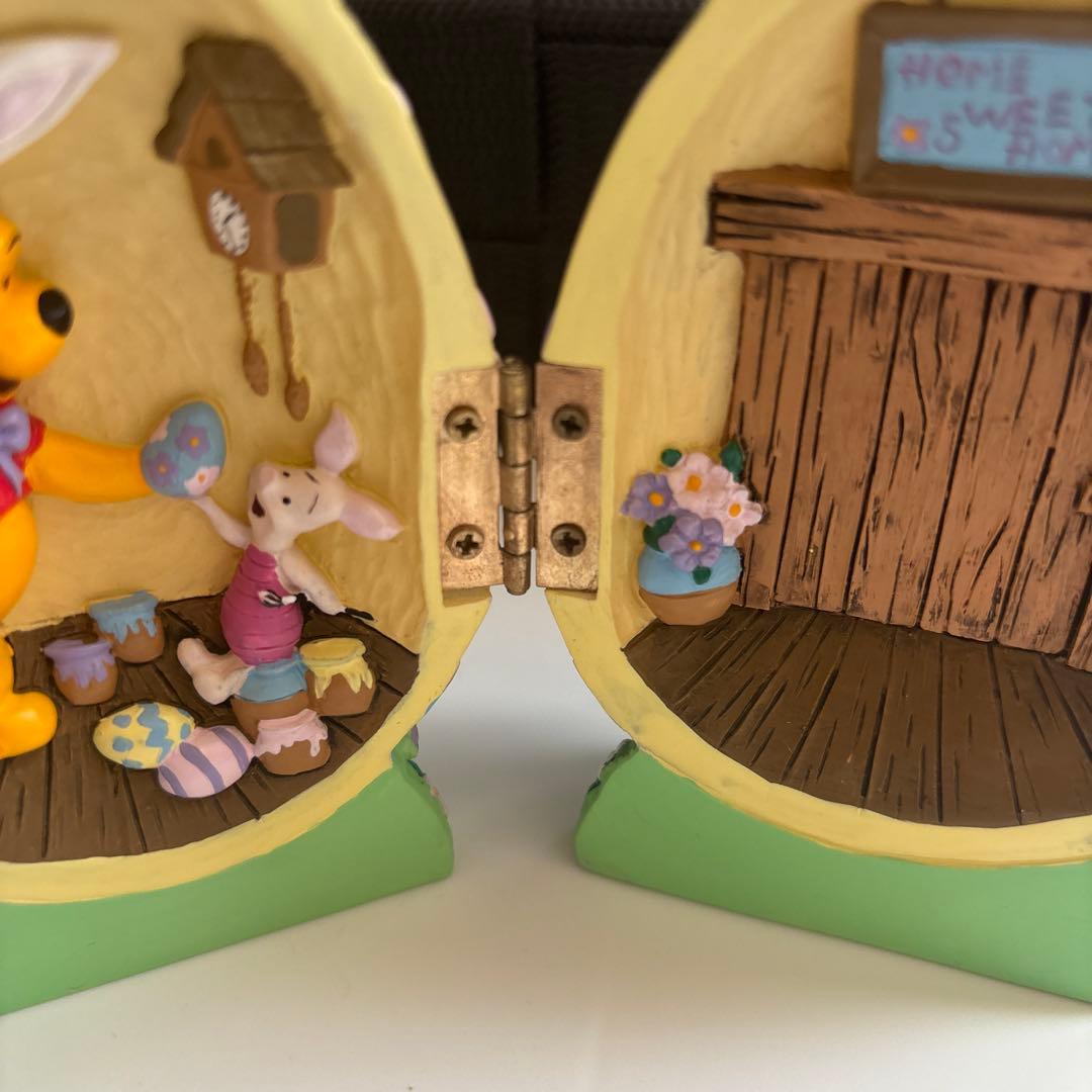 ディズニー　くまのプーさん　イースター　エッグ　置物　フィギュア