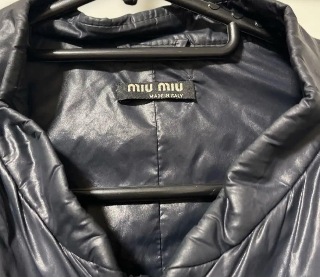 k*y様 miumiu short padded jacket archive - メルカリ