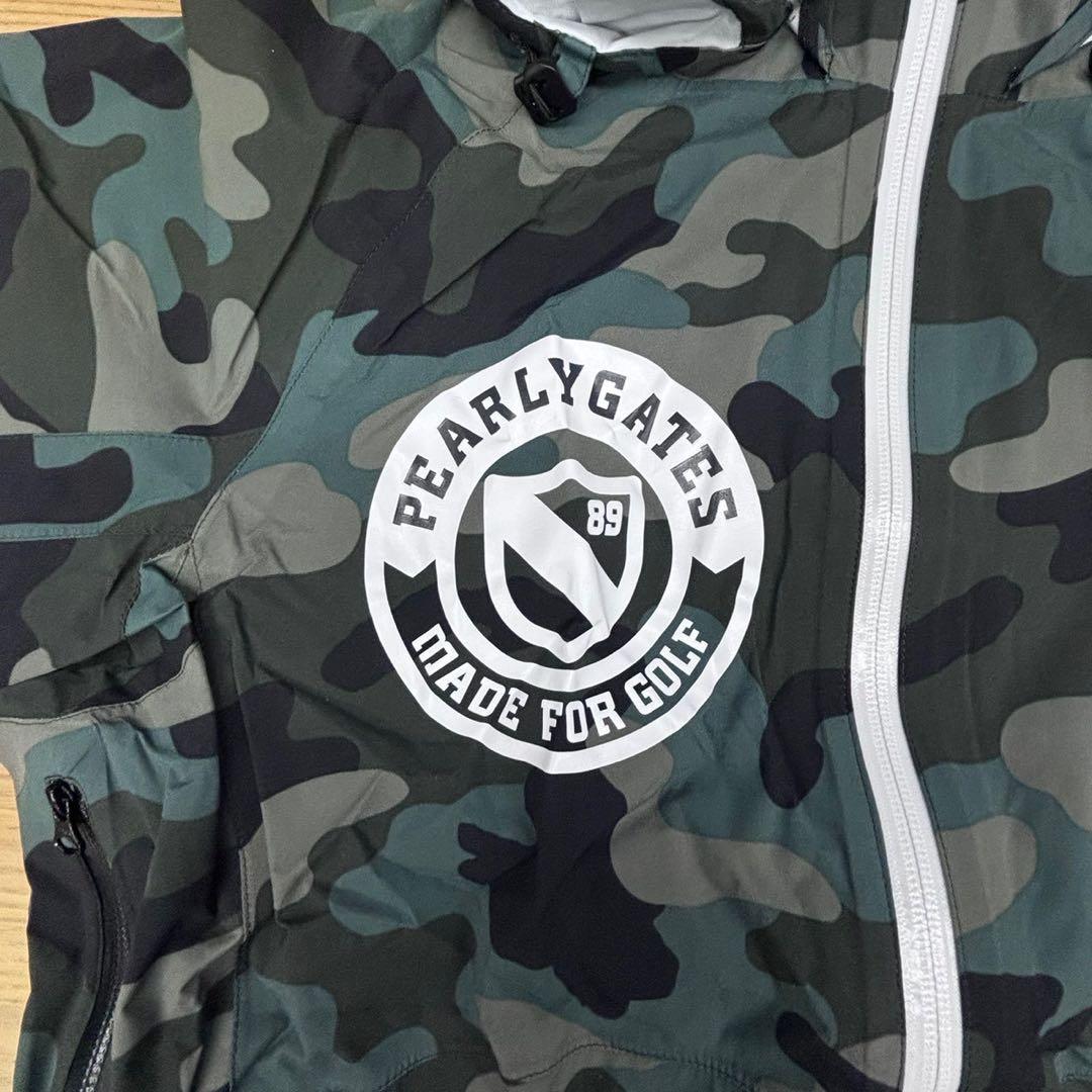 未使用 美品】レインウェア パーリーゲイツ 迷彩 カモフラ 上下セット