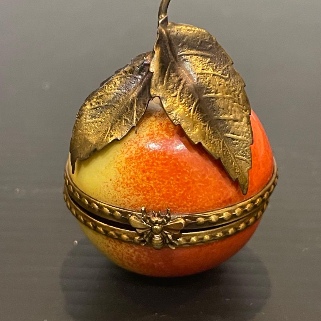 フランス　リモージュ　ピルケース 手描きDubarry ヴィンテー フランスロイヤルリモージュ 手描きの薔薇柄 ピルケース | AntiqueRose