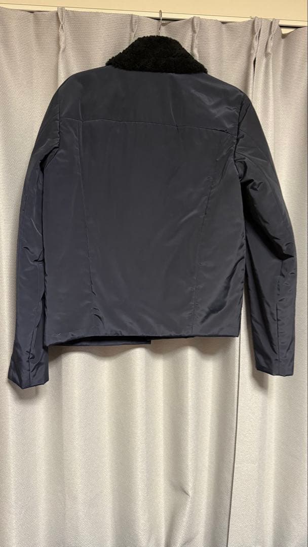 Paul Smith ネイビー ムートン襟ジャケット - メルカリ