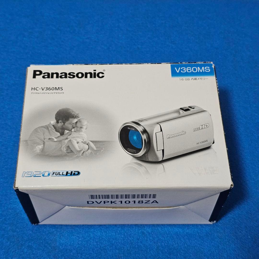 【ほぼ未使用】Panasonic パナソニック HC-V360MS Amazon | パナソニック HDビデオカメラ V360MS 16GB 高倍率90倍ズーム