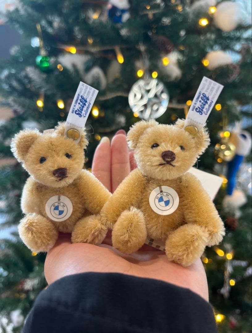 【新品未使用】BMW×Steiff(シュタイフ）テディベア キーリング