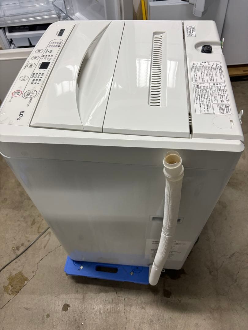 ヤマダ 洗濯機 6.0kg YWM-T60H1 2023年製