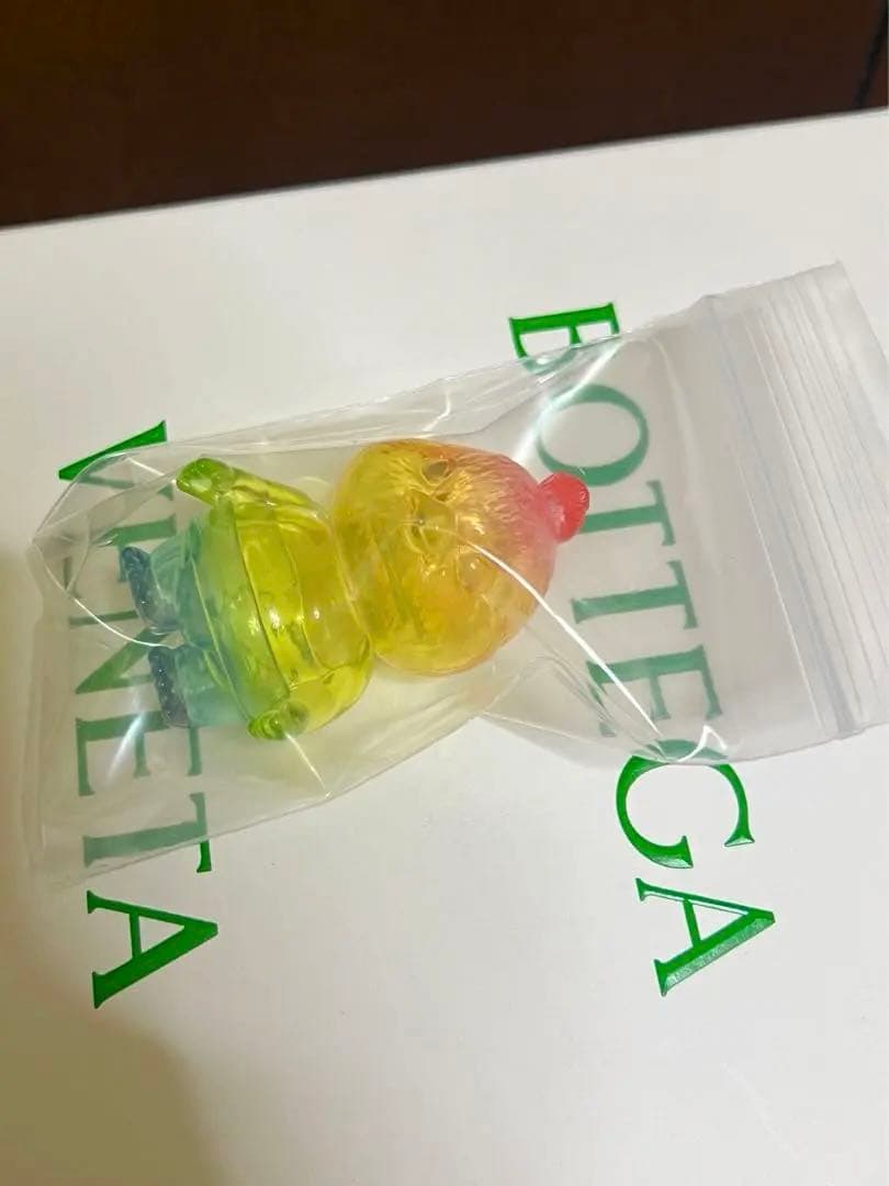 かけるり　子雀力士 チュンペイ　真頭玩具　REALHEAD しぇふ染め クリア