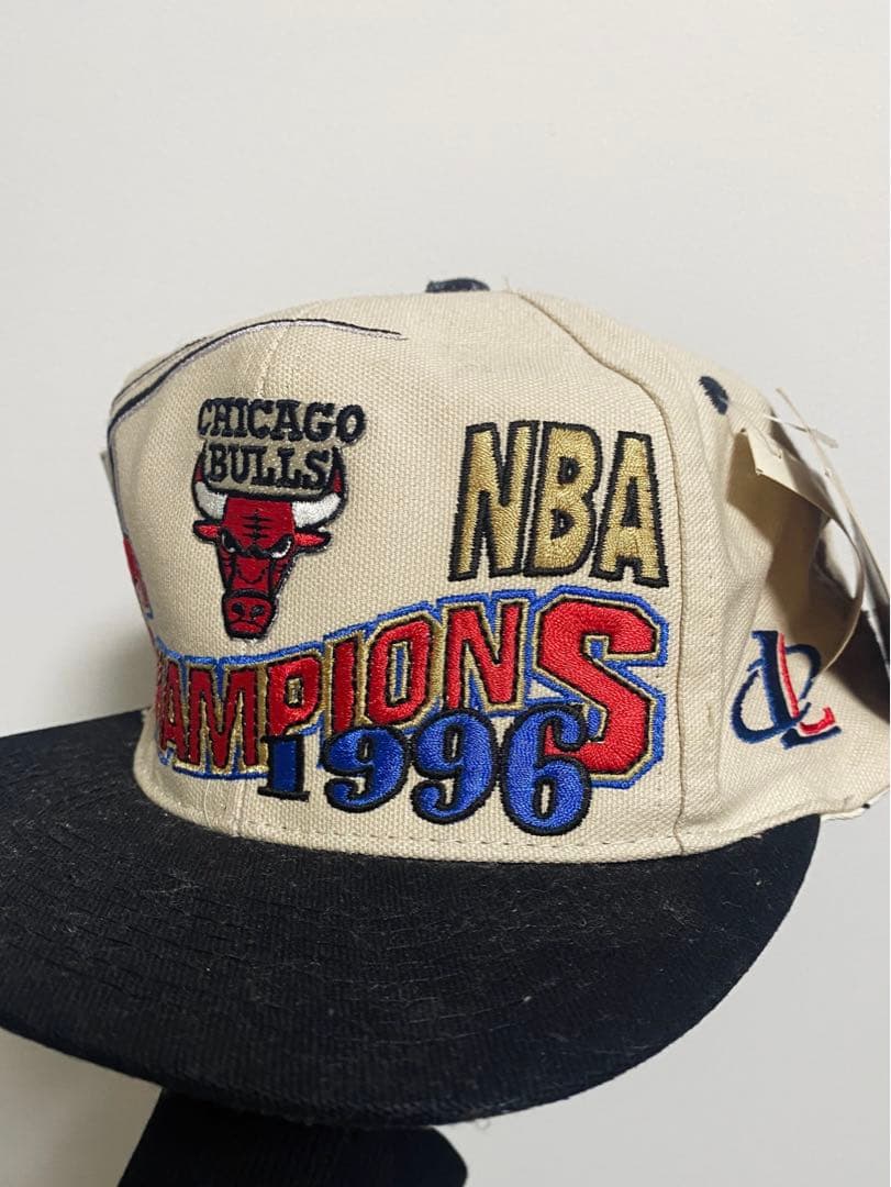 激レア】1996 シカゴブルズ CHAMPION CAP - メルカリ