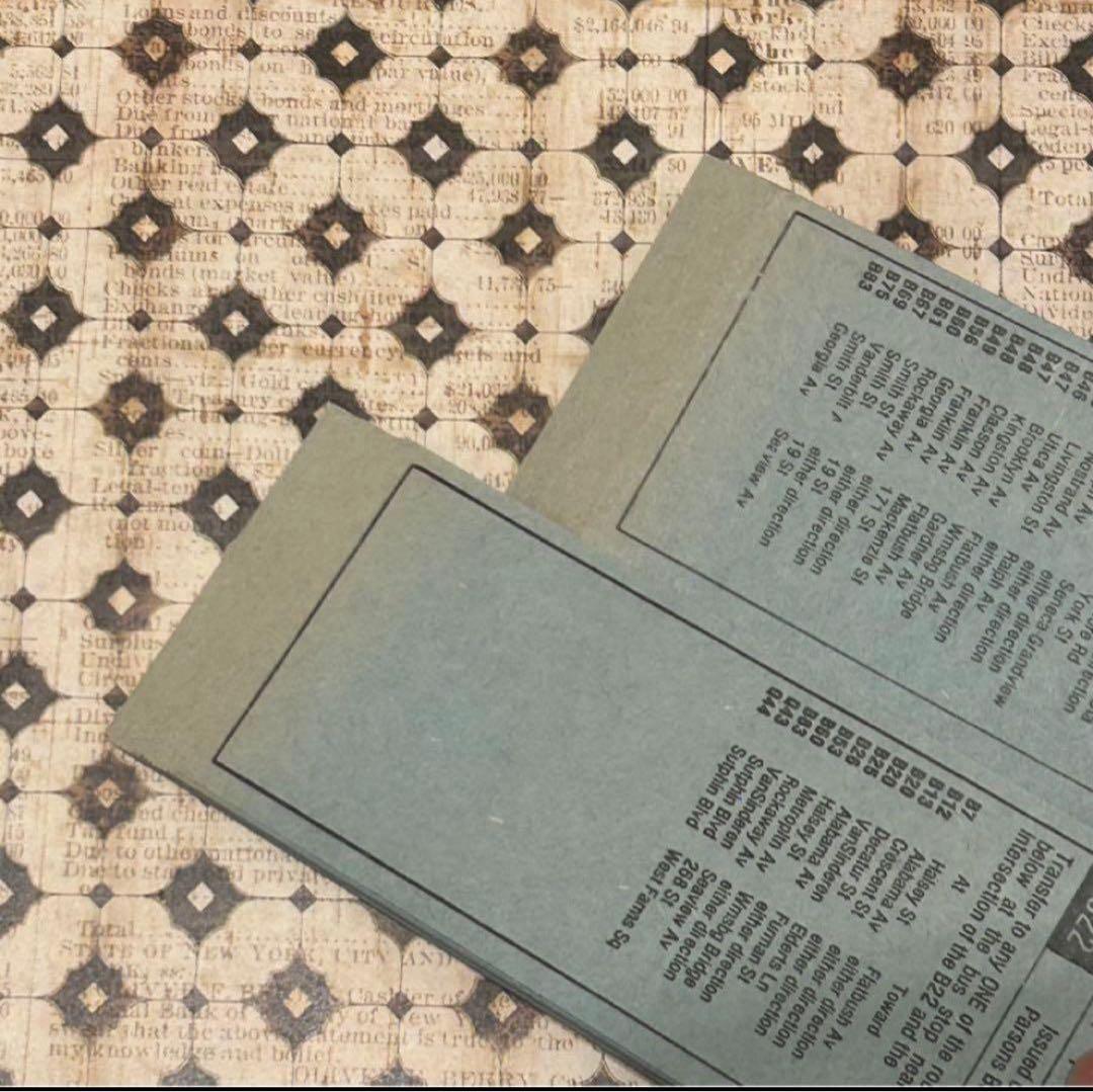 紙もの 海外 チケット ⑤ヴィンテージ ジャンクジャーナル 蚤の市