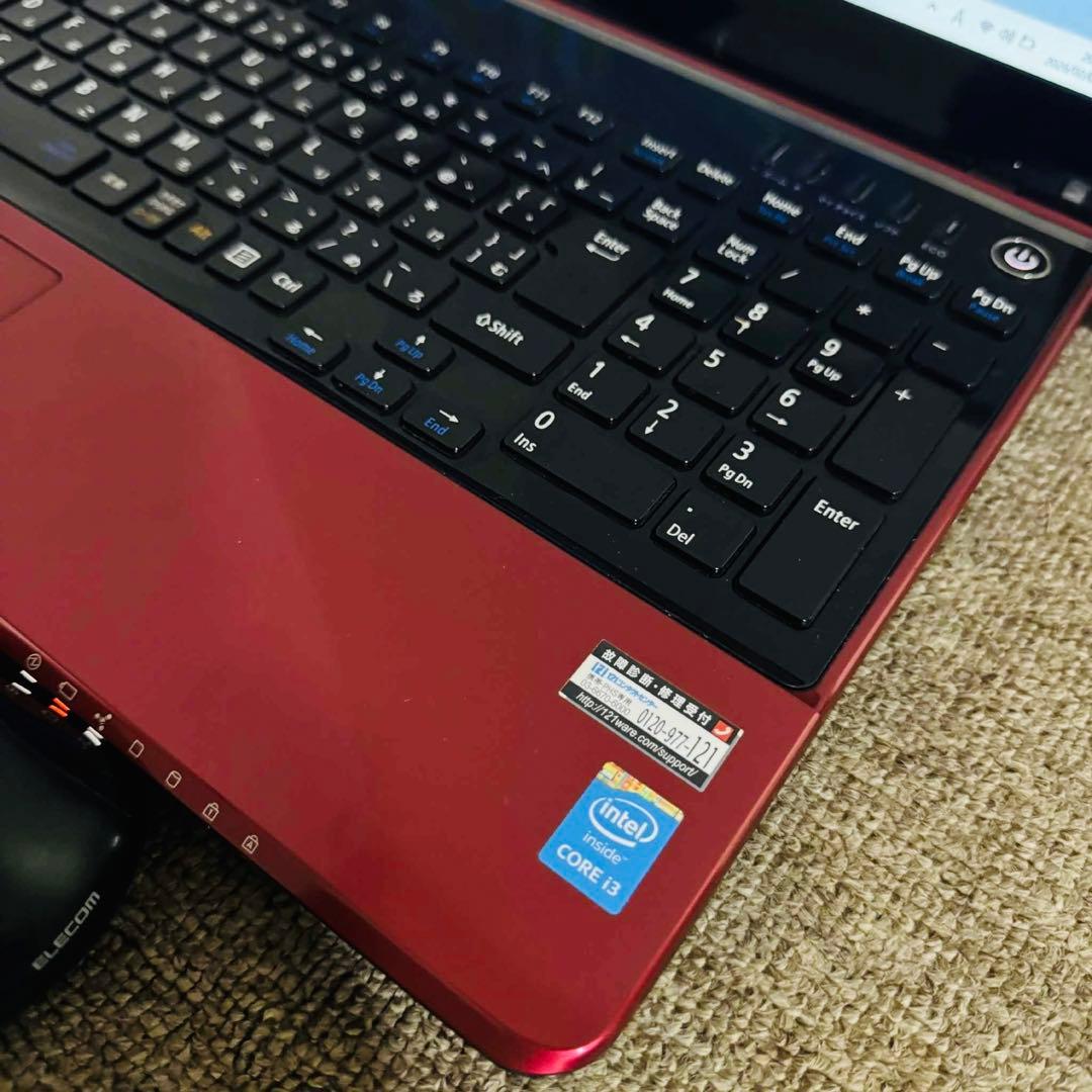 S224 NECノートパソコンWEBカメラSSD高速Windows11オフィス付 - メルカリ