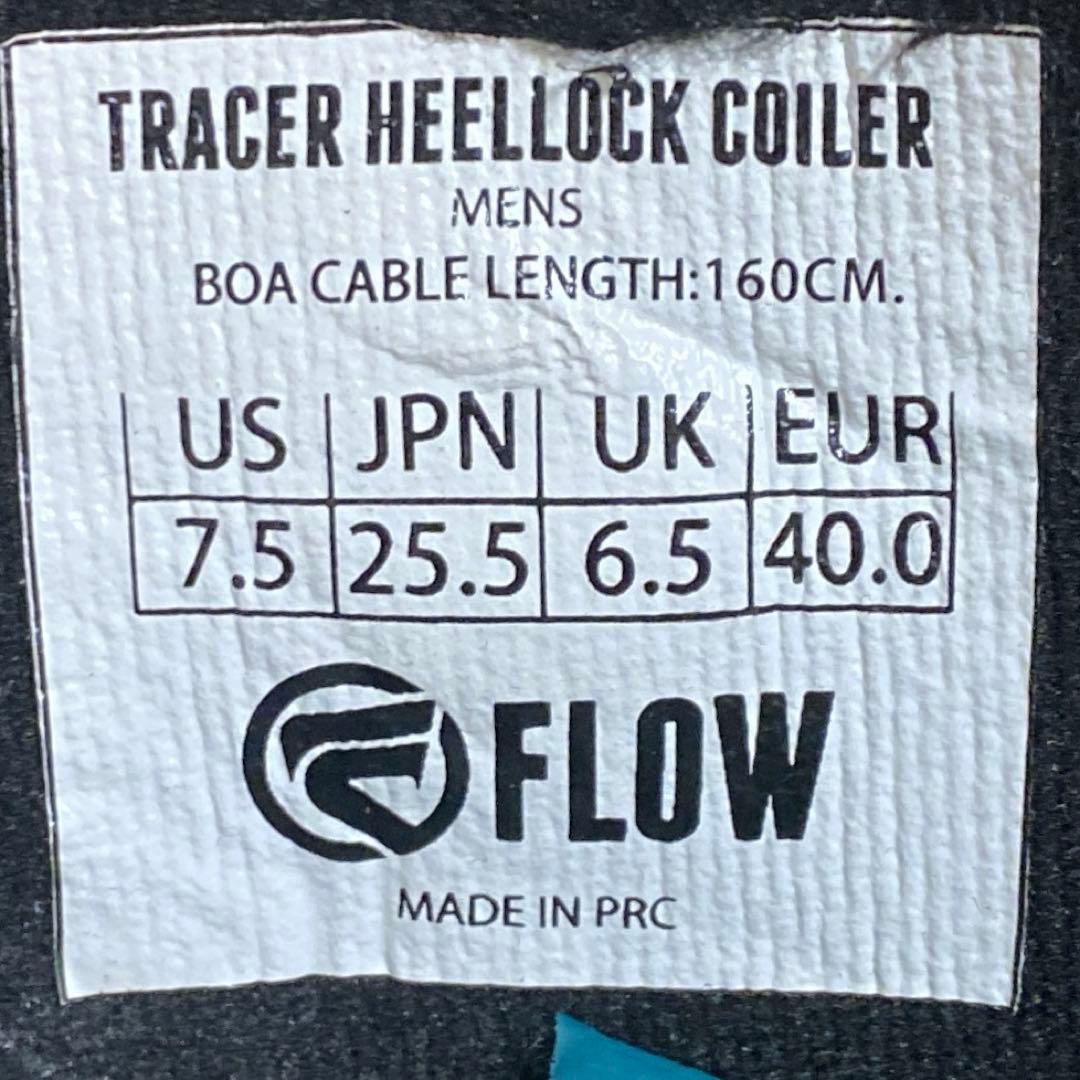 【比較的美品】スノボブーツ　FLOW TRACER BOA　25.5cm