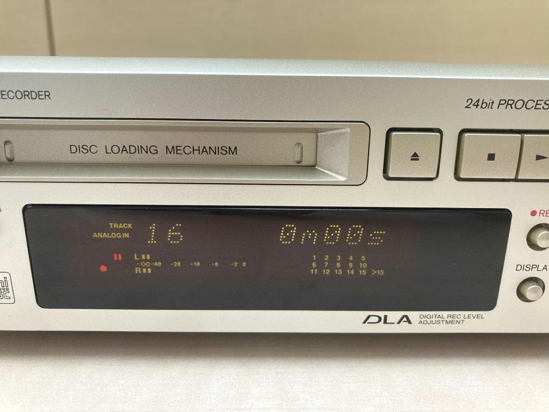 ☆整備済み☆ONKYO MD-105X MDレコーダー 取説 動作良好 上美品⑨