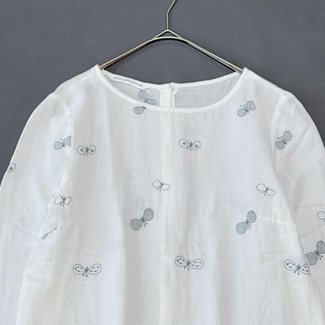 美品✨ ミナペルホネン choucho 蝶刺繍 ブラウス バックボタン - メルカリ