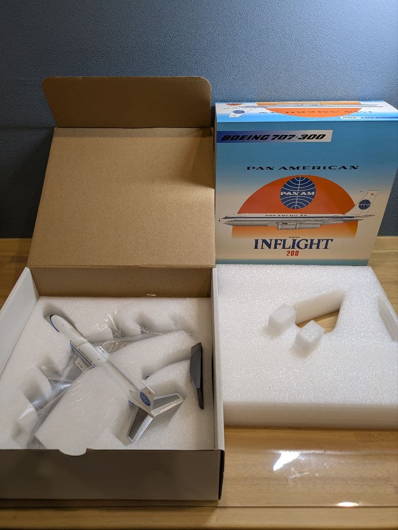 【新品・希少】PANAM パンナム ボーイング707 inflight200