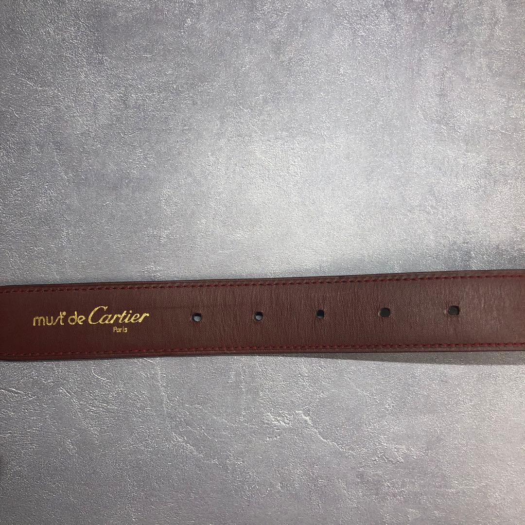 ✨️美品✨️ カルティエ ベルト マストライン Cアロンジェ ボルドー