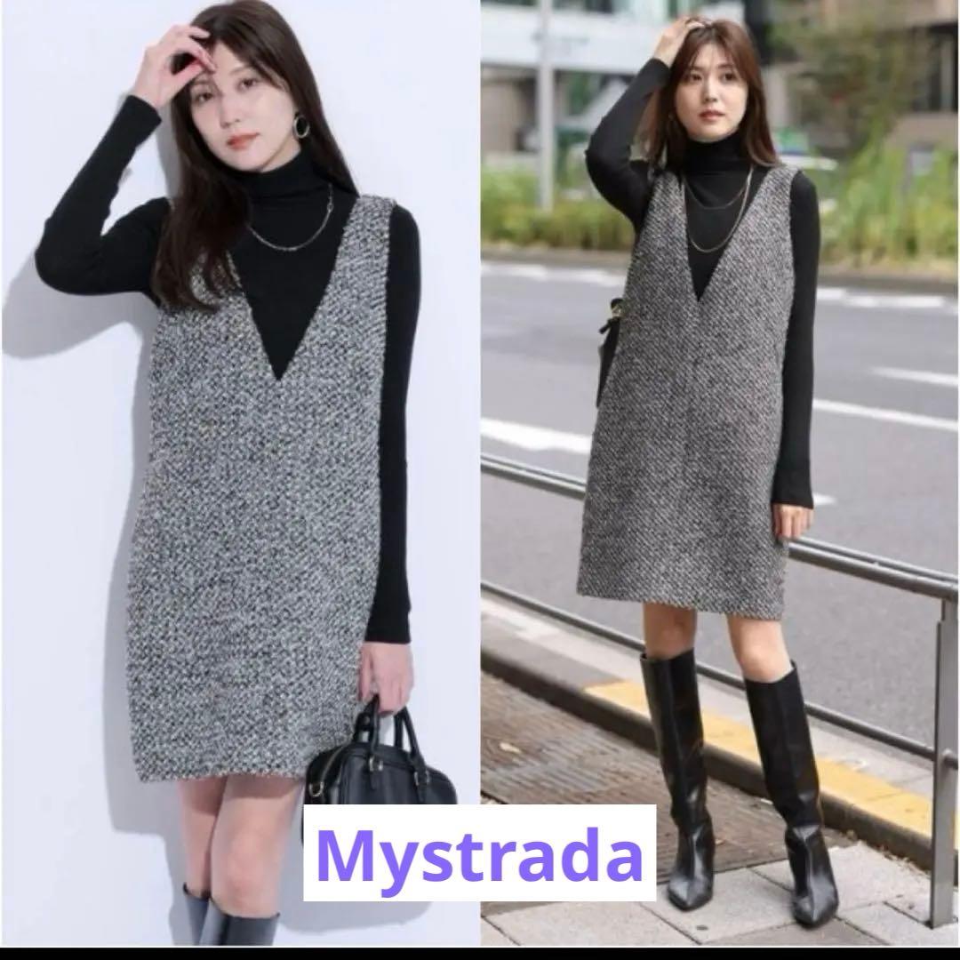 新品未使用)Mystrada♡ツイードミニジャンスカ - メルカリ