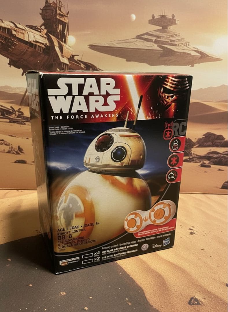 STAR WARS BB-8 ロボット2つ コントローラーとフォースバンド付き