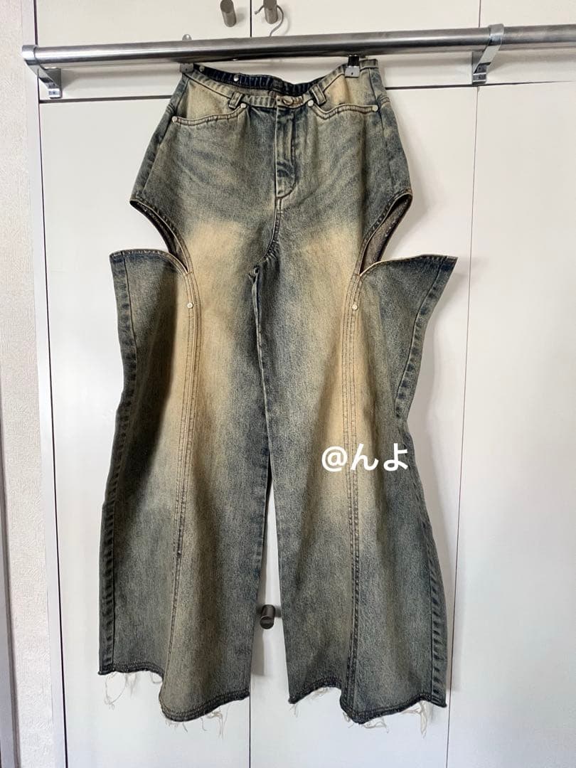 THEREDTHREAD S cutting denim 2 S BLUE - メルカリ