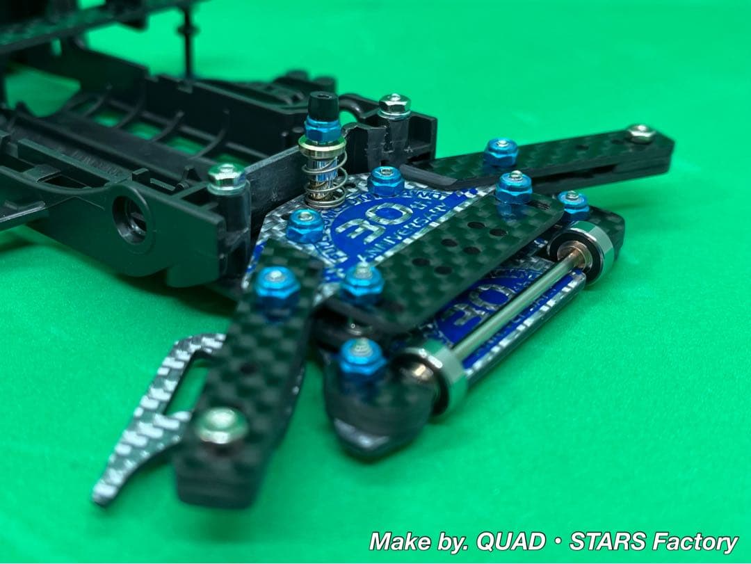 【ミニ四駆・FM-A用】1軸アンカー＋リヤスキッドローラー【30周年】