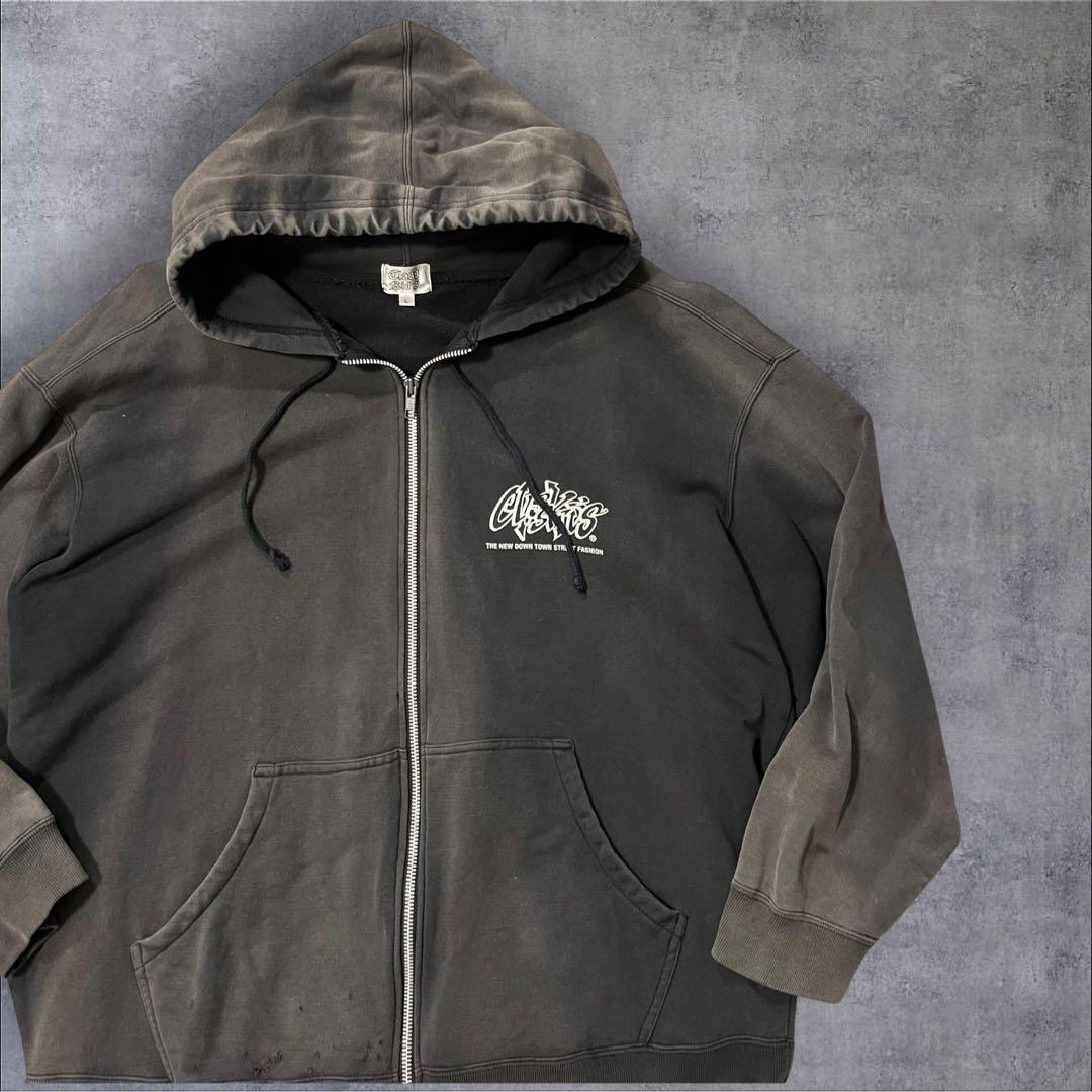 OLD 鬼フェード デザイン ジップアップパーカー 一点物 - メルカリ