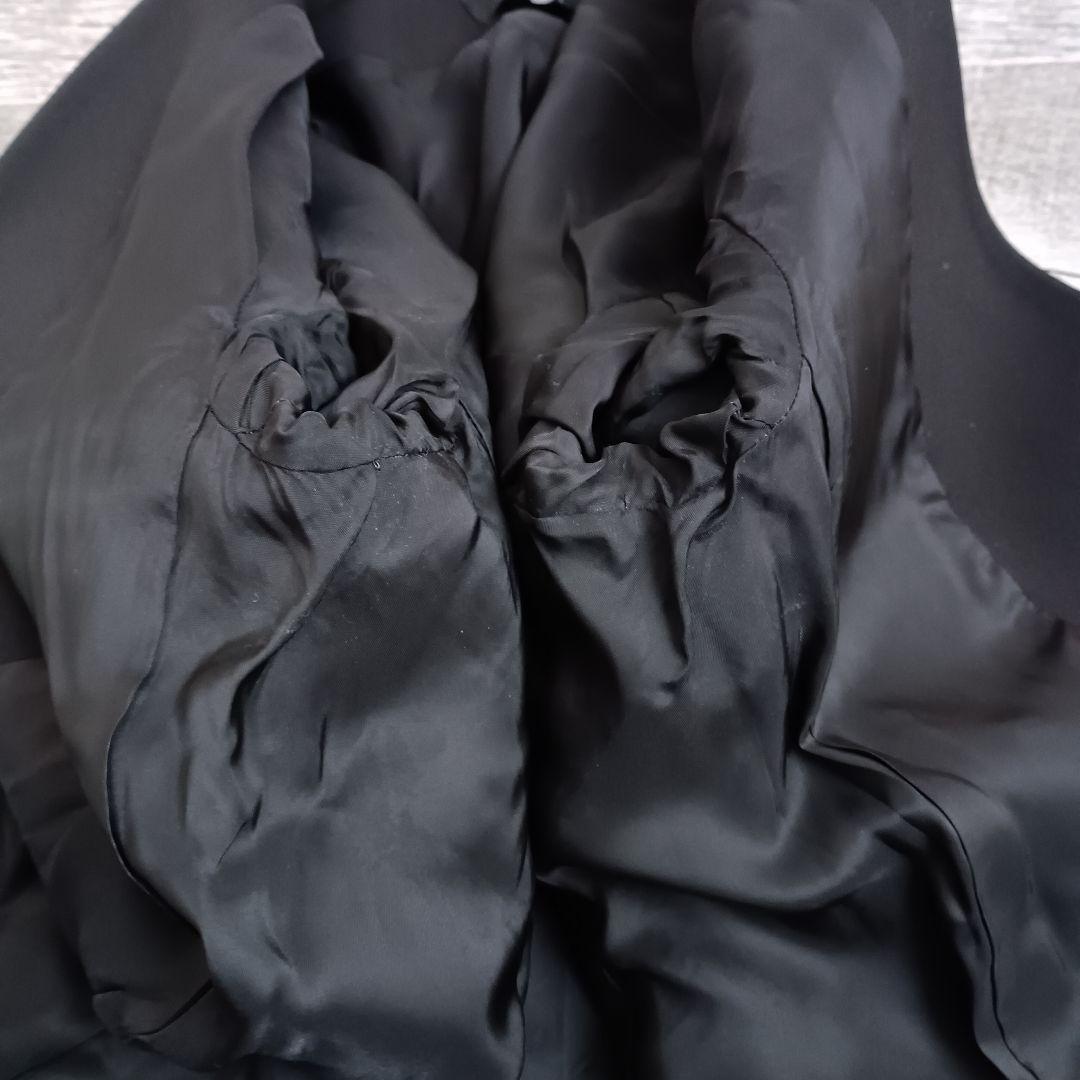 セオリー 現行 2 パンツスーツ ブラック ノーカラー セットアップ 入学