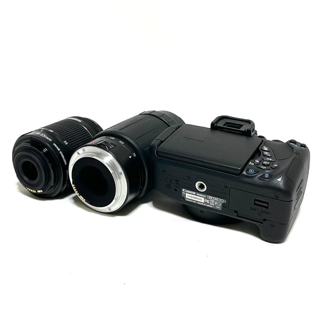 軽快操作で安心☘️ Canon EOS Kiss X7i 入門Wレンズセット - メルカリ