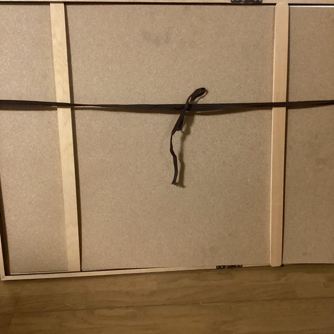 清水　崑　河童図　【かっぱ天国】　水墨彩色画　木枠額装　肉筆画　模写　即決品