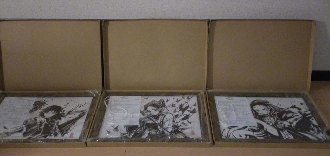 鬼滅の刃　墨絵コレクション　他グッズセット