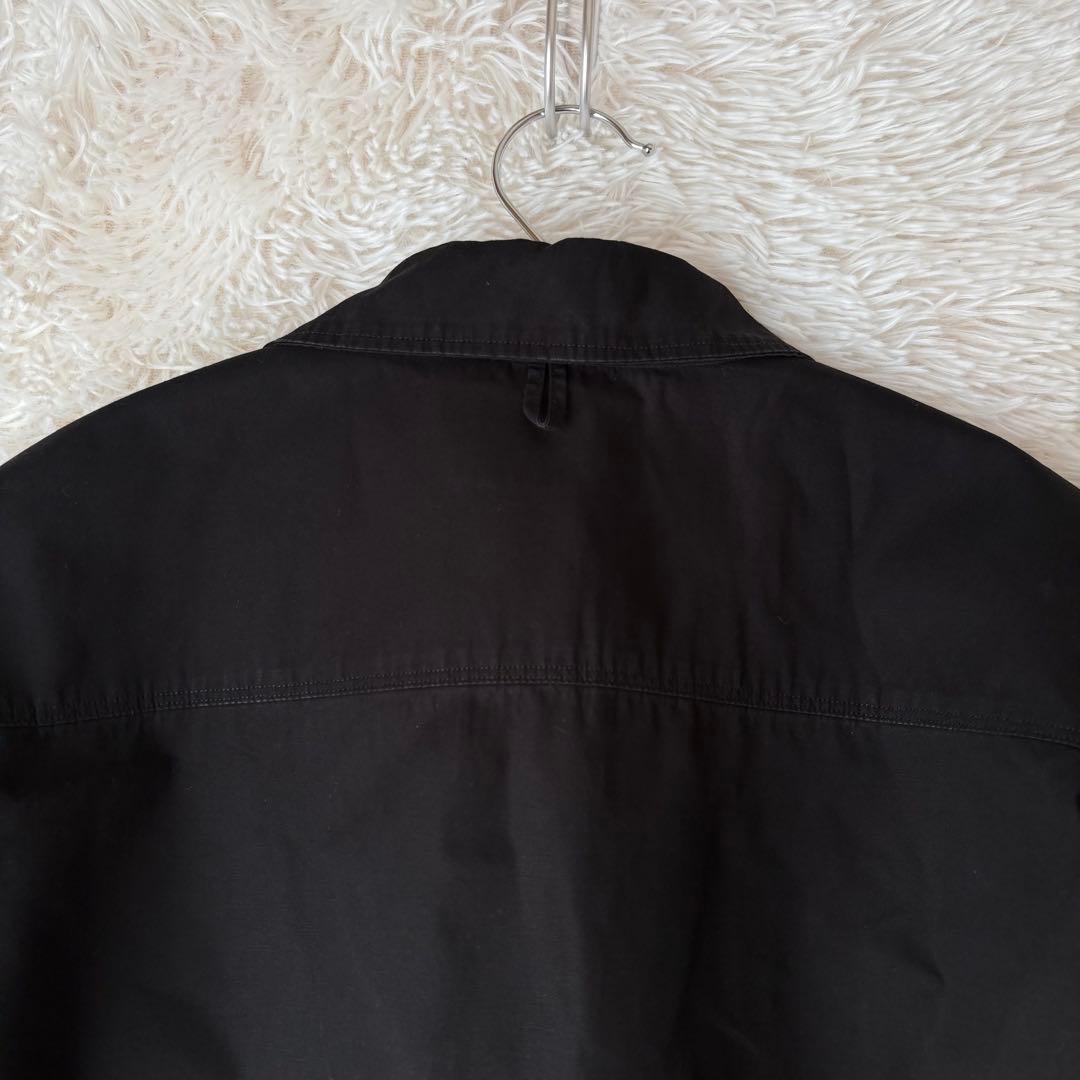 ORGUEIL日本製アメカジ黒ワークシャツ42XL相当ビッグサイズコットン