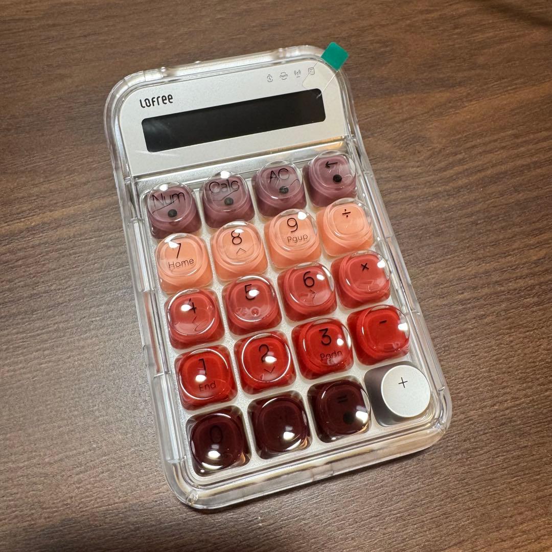 Lofree 電卓 シルバー リップスティック テンキー ピンク - メルカリ