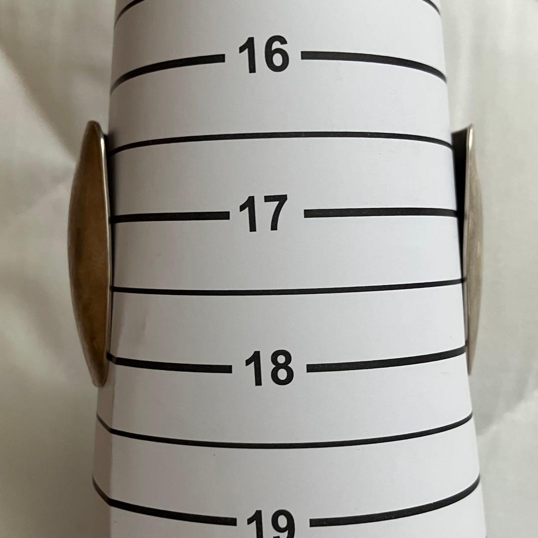 41.5g スターリングシルバー カフブレスレット ワイドバングル