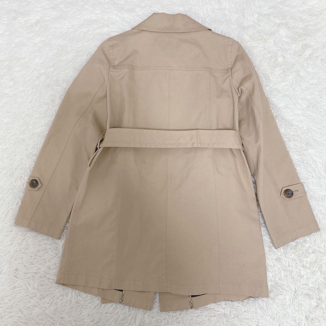 バーバリーブルーレーベル トレンチコート ベルト付き ノバチェック