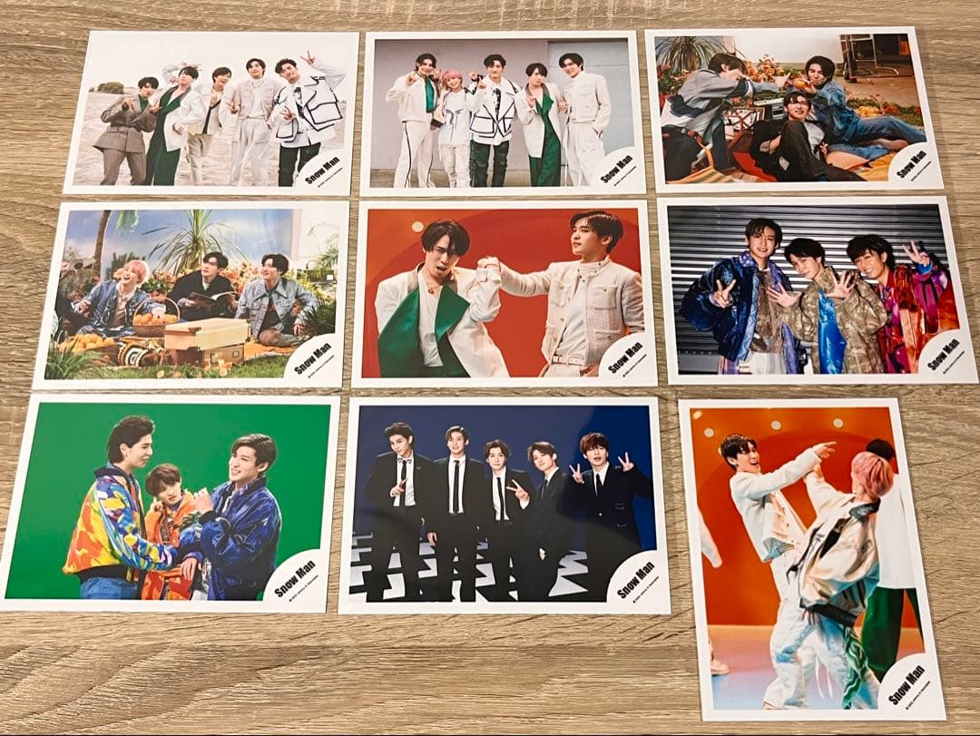 SnowMan 公式写真 集合・混合 ましかくフォト まとめ売り - メルカリ